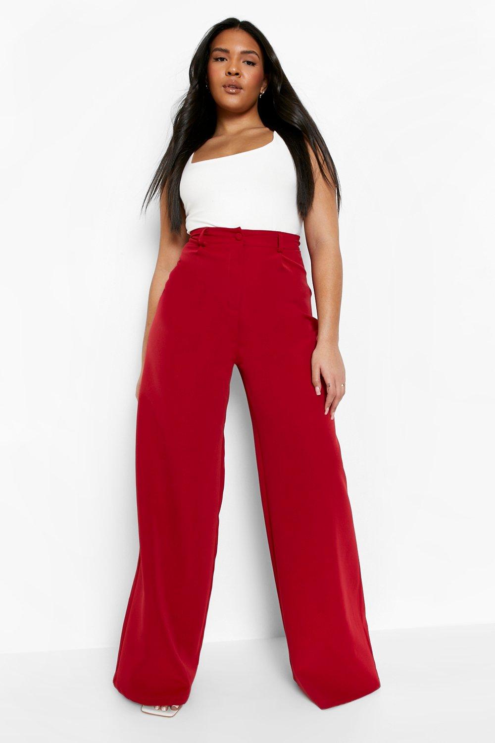 Women's plus size outlet wide leg dress pants